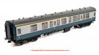 7P-001-802D Dapol BR Mk1 CK Corridor Composite Coach number W15101 in BR Blue and Grey livery with window beading
